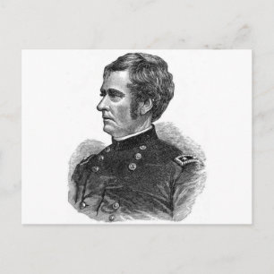 Bürgerkriegsgeneral Postkarte