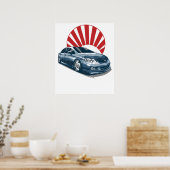 bürgerliches Auto Poster (Küche)