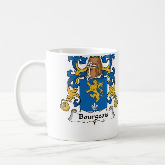 Bürgerliches Familienwappen Kaffeetasse (Links)