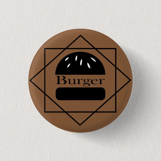 Burgerliebhaber Button (Vorderseite)