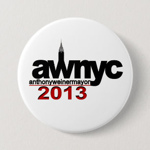Bürgermeister 2013 Anthony-Weiner NYC Button