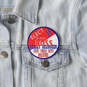 Bürgermeister 2013 Kelsey Grammer-NYC Button (Beispiel)