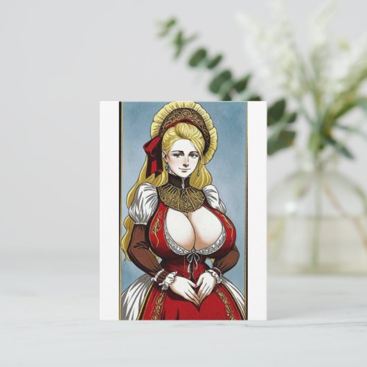 Bürgermeister 5 postkarte (Stehend Vorderseite)