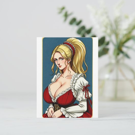 Bürgermeister 6 postkarte (Stehend Vorderseite)