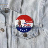 Bürgermeister Christopher-Bezirk-NYC im Jahre 2013 Button (Beispiel)