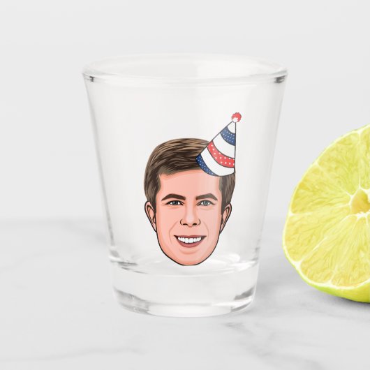 BÜRGERMEISTER GEBURTSTAG SCHNAPSGLAS (Vorderseite)