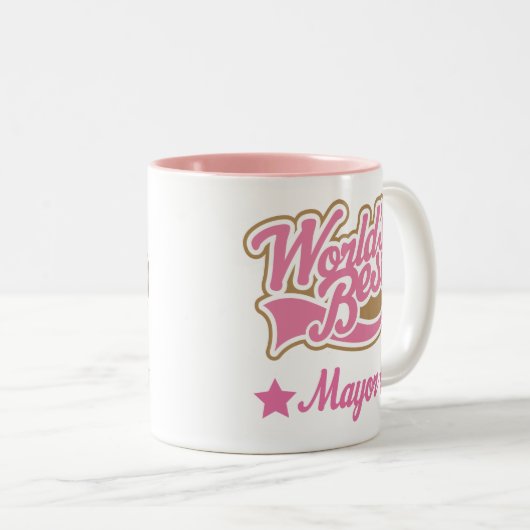 Bürgermeister Gift (Welten am besten) Zweifarbige Tasse (VorderseiteRechts)