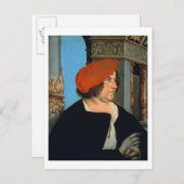 Bürgermeister Jakob Meyer zum Hasen, 1516 (Tempera Postkarte (Vorne/Hinten)