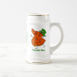 Bürgermeister Orange O'Paddy (Personalisiert Stein Bierglas