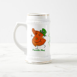 Bürgermeister Orange O'Paddy (Personalisiert Stein Bierglas