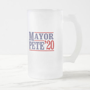 BÜRGERMEISTER PETE '20 MATTGLAS BIERGLAS