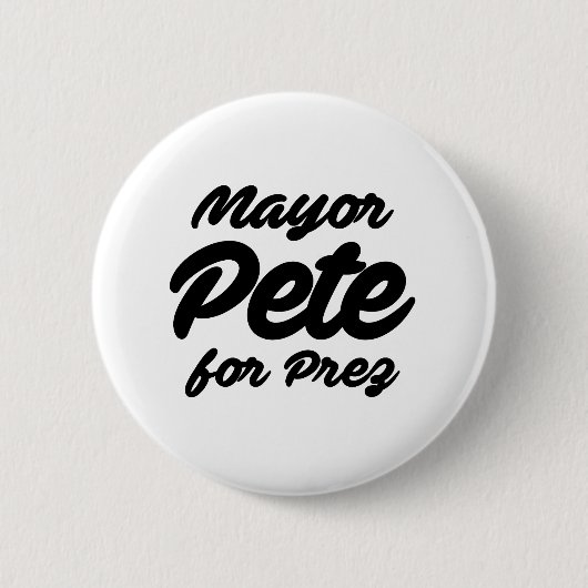 Bürgermeister Pete für Prez Button (Vorderseite)