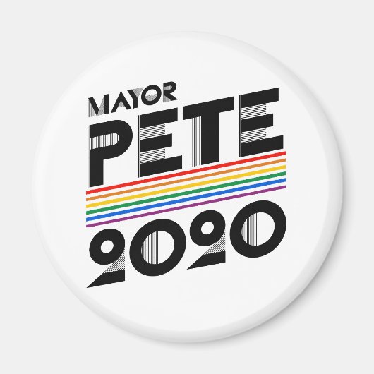 Bürgermeister Pete Pride 2020 Magnet (Vorne)