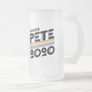 Bürgermeister Pete Pride 2020 Mattglas Bierglas