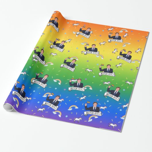 Bürgermeister Pete Pride Geschenkpapier (Ungerollt)