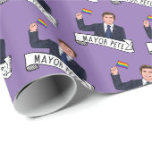 Bürgermeister Pete Pride Geschenkpapier (Rolleneckpunkt)