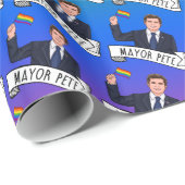Bürgermeister Pete Pride Geschenkpapier (Rolleneckpunkt)