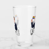Bürgermeister Pete Pride Glas (Links)