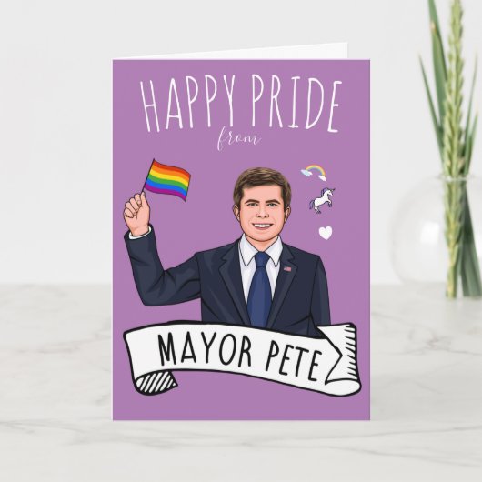 Bürgermeister Pete Pride Karte (Vorderseite)