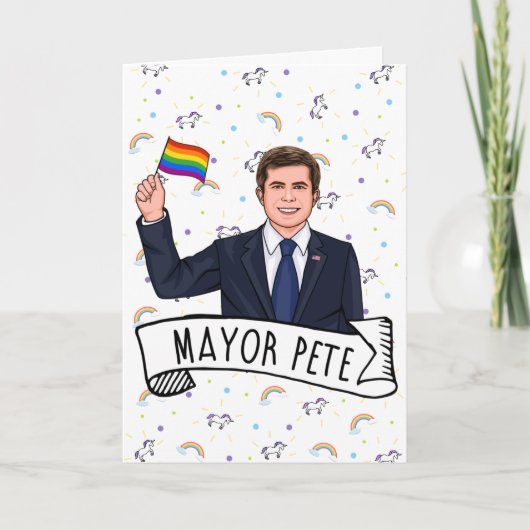 Bürgermeister Pete Pride Karte (Vorderseite)