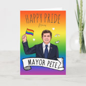 Bürgermeister Pete Pride Karte (Vorderseite)