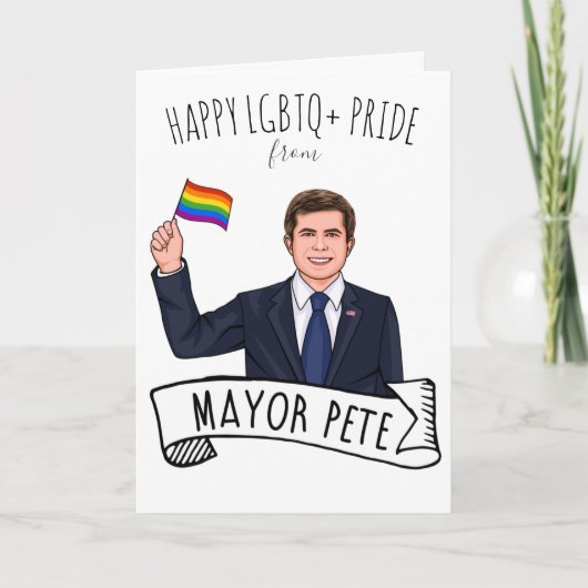 Bürgermeister Pete Pride Karte (Vorderseite)