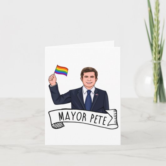 Bürgermeister Pete Pride Karte (Vorderseite)