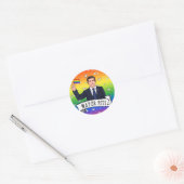 Bürgermeister Pete Pride Runder Aufkleber (Umschlag)