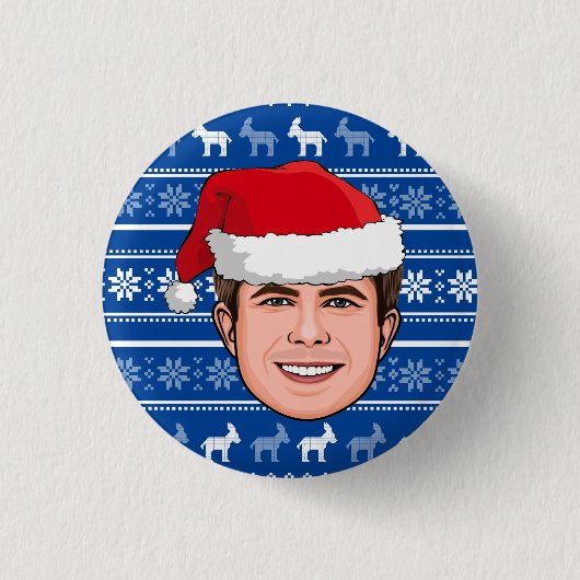 BÜRGERMEISTER PETE WEIHNACHTEN BUTTON (Vorderseite)