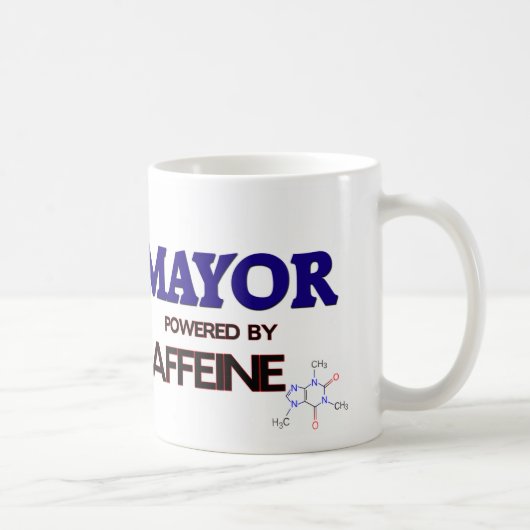 Bürgermeister Powered durch Koffein Kaffeetasse (Rechts)