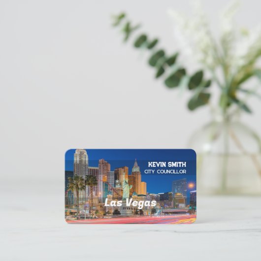 Bürgermeister Visitenkarte (Stehend Vorderseite)