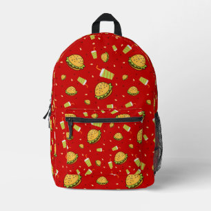 Burgermuster Bedruckter Rucksack