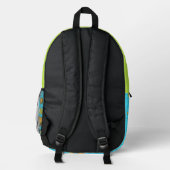 Burgermuster Bedruckter Rucksack (Rückseite)