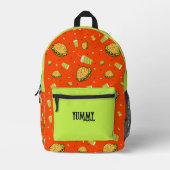 Burgermuster Bedruckter Rucksack (Vorderseite)