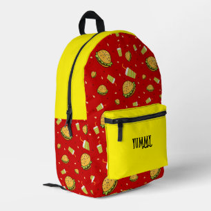 Burgermuster Bedruckter Rucksack