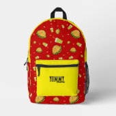 Burgermuster Bedruckter Rucksack (Vorderseite)