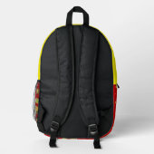 Burgermuster Bedruckter Rucksack (Rückseite)