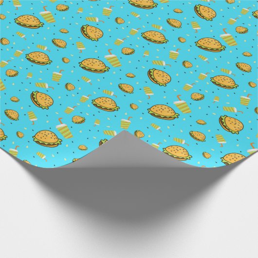 Burgermuster Geschenkpapier (Ecke)