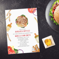 Burgers and Bottles Hamburger Baby Show