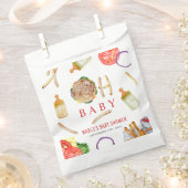 Burgers and Bottles Hamburger Oh Babydusche Geschenktütchen (Ausgeschnitten)