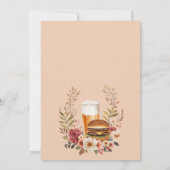 Burgers and Brews Couples Einladung (Rückseite)