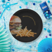 Burgers and Brews Party Pappteller (Party)