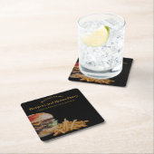 Burgers and Brews Party Rechteckiger Pappuntersetzer (Vor Ort)