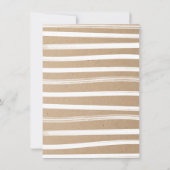 Burgers Beer and Barbecue Probe Dinner Kraft Einladung (Rückseite)