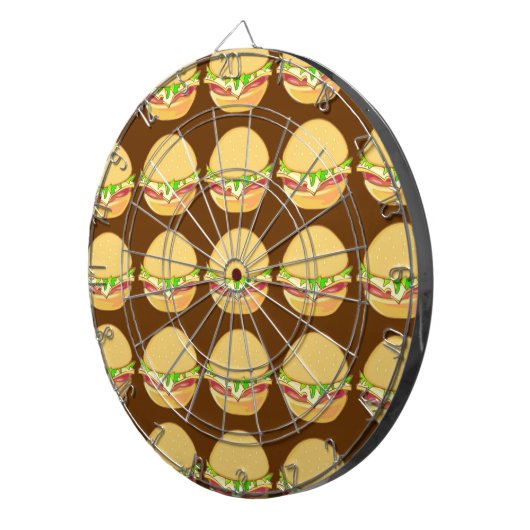 Burgers Dartscheibe (Vorderseite rechts)