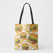 Burgers & Fritten Tasche (Vorderseite)