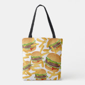 Burgers & Fritten Tasche (Rückseite)