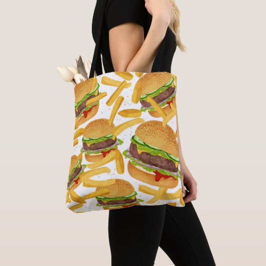 Burgers & Fritten Tasche (Von Nahem)