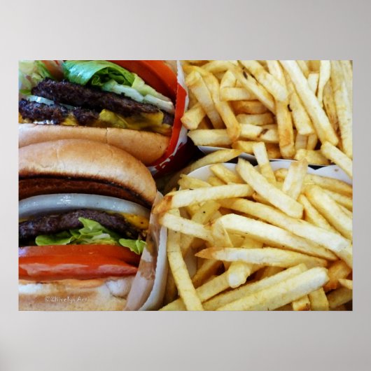 Burgers n Fries Poster (Vorne)