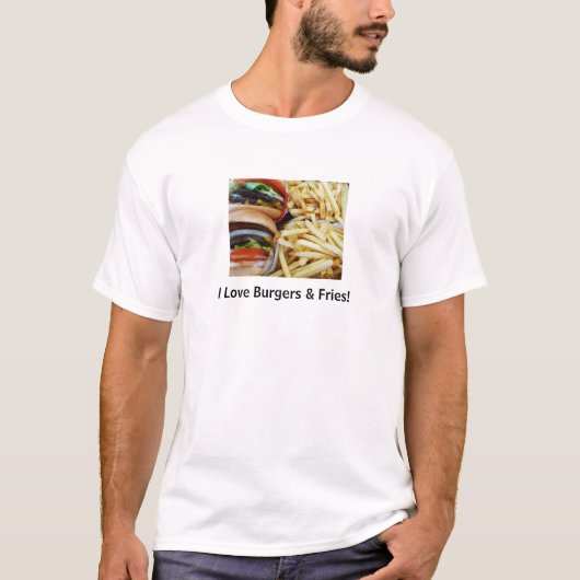 Burgers n Fries T-Shirt (Vorderseite)